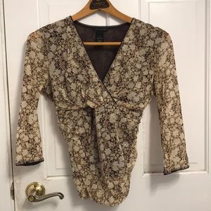 The Limited 3/4 sleeve blouse
